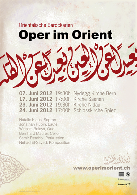 Oper im Orient, Natalie Klaus, Bern